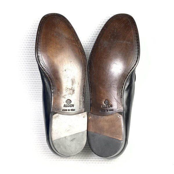 Alden Lugano Collection Tassel Loafers Black 9.5 27.0-27.5(USED)