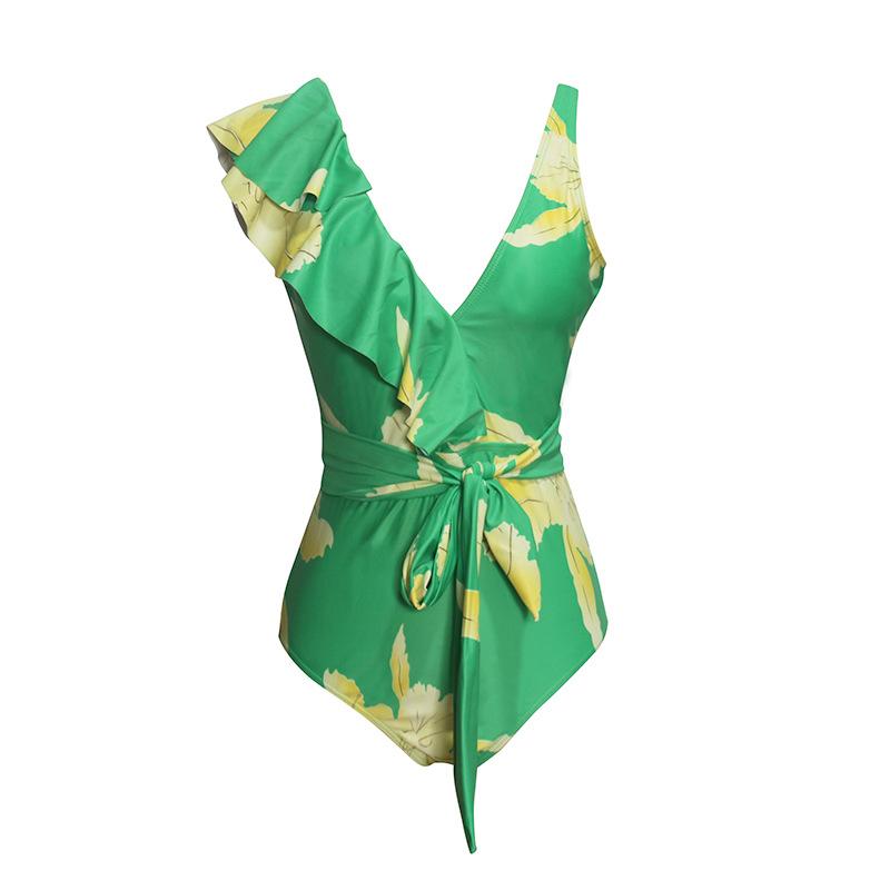 TS JYL-BK113 Solid Maternity Swimsuit, Short Sleeve Loose Tummy Control Swimwear S