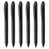Pentel EnerGel Gel Pen - 0.7mm - Black Colors 6-Pack (BL77A-6)