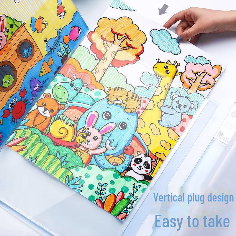 A3/A4 Award Certificate & Art Collection Folder for Kids