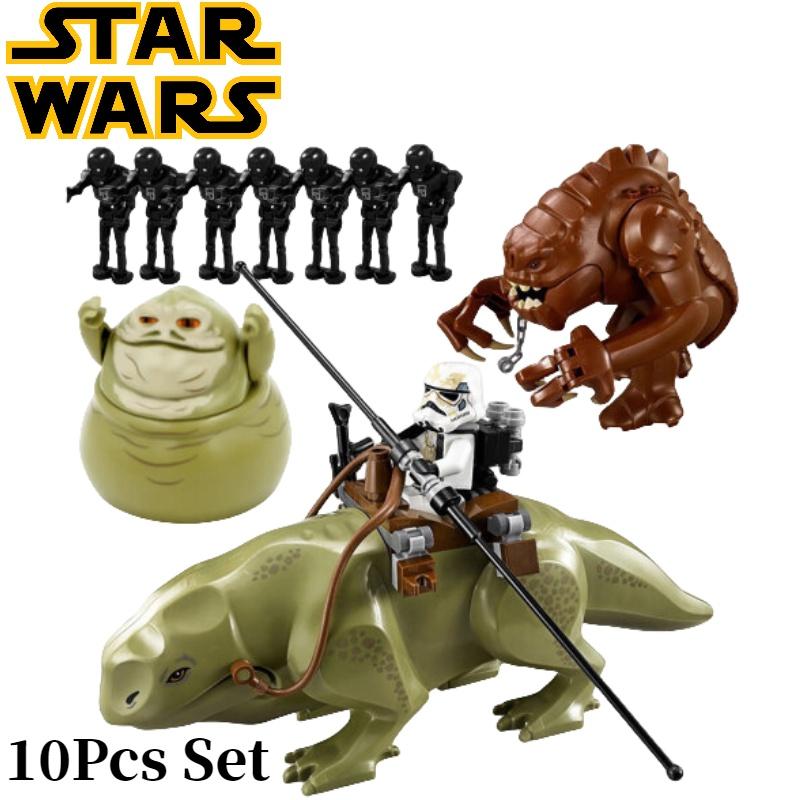 Star Wars Bausteine Actionfiguren Heiß verkaufendes Spielzeug mit Wüsten-Sturmtruppler Dewback Reittier