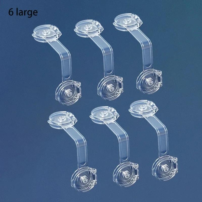 4/6Pcs/Lot Child Lock Protection Of Children Baby Drawer Anti-opening Cabinet Door Refrigerator Anti-pinch Safety Lock Buckle