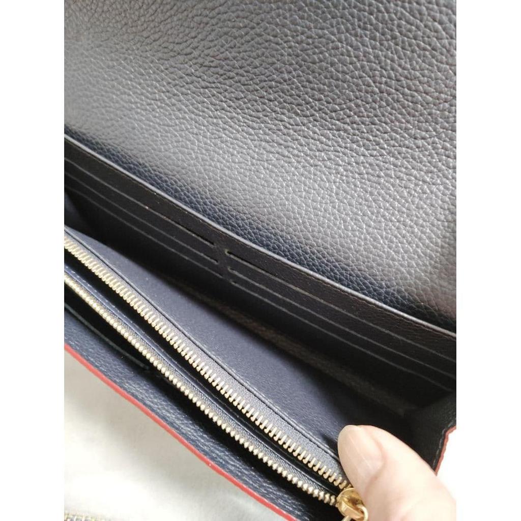Used Louis Vuitton Monogram Empreinte Portefeuille Sarah Long Wallet
