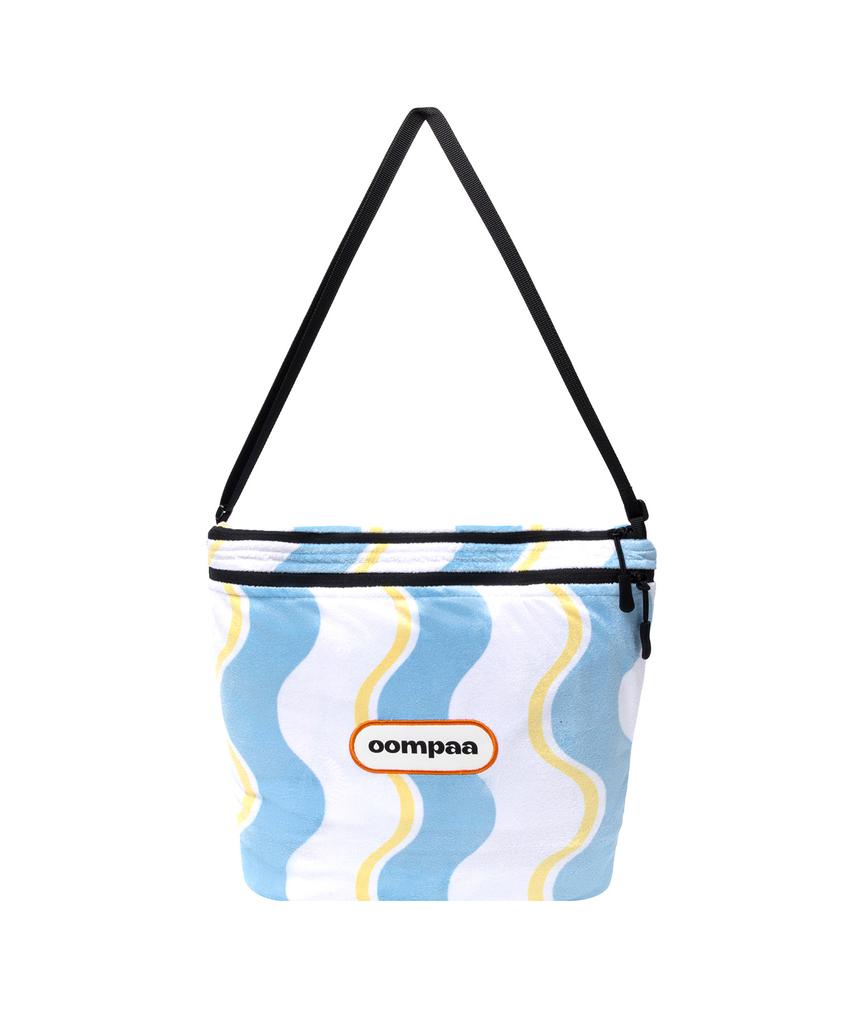 Umpa Packable Poncho Towel Wave