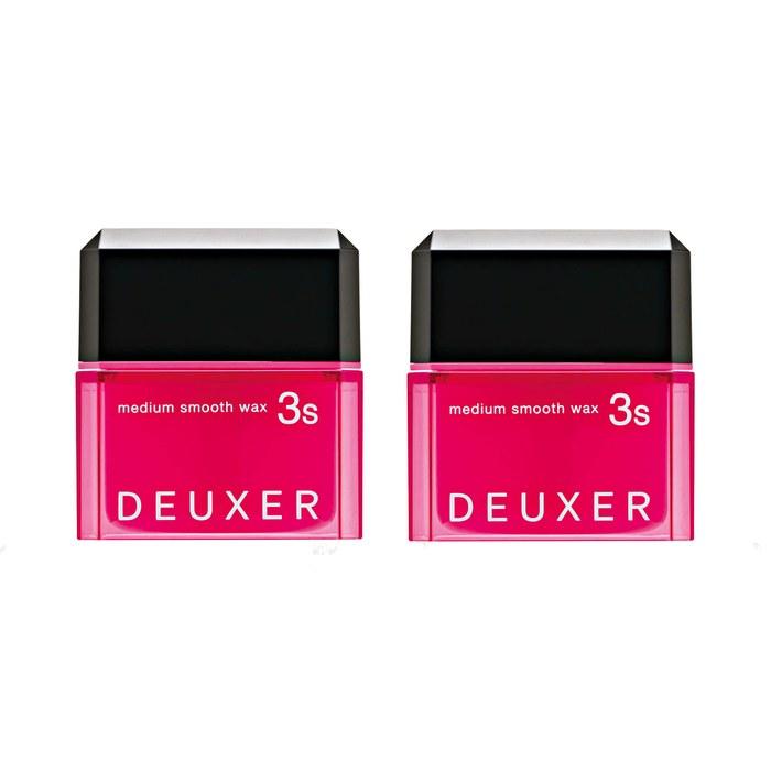 DEUXER Medium Smooth Wax 3S (Set of 2) – Floral Berry Pink Red 80g (x2)