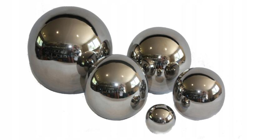 Decorative Ceramic Ball 9 Cm Silver