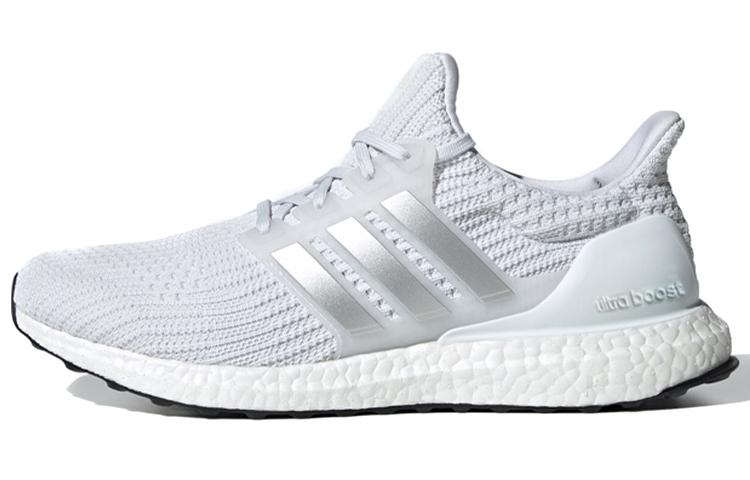 Adidas Unisex White/Silver Ultraboost 4.0 Dna ' Metallic' Fy9317 Cm