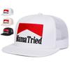 Chapéus de Rede Hip-Hop Bordados Unisex Mama Tentou Primavera Verão Exterior Ajustáveis Casuais Bonés de Basebol Bonés Trucker Chapéu de Sol