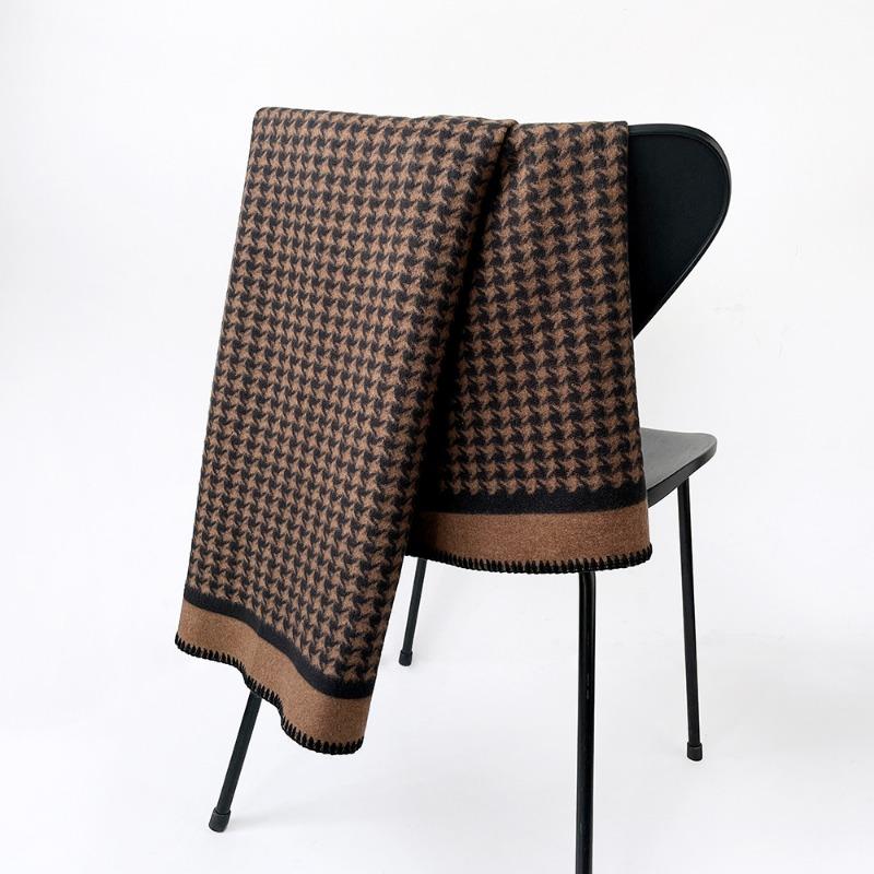 

Модный стиль большая шаль осень и зима женский шерстяной шарф теплая шаль с универсальным утолщенным шарфом 150*93cm