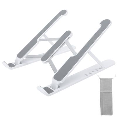 Notebook Stand MultiPosition Foldable Bracket 1117in Laptop Cooling Support Base Lift Riser(White )