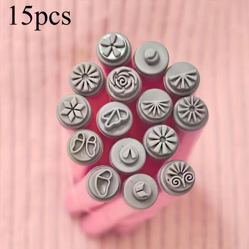4/6/15pcs Nail Art Flowers&Butterfly Stamp Pen Set for Nail Assorted Patterns DIY Art Stamping Tool for Women Beauty Accessories