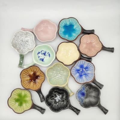 Paleta de Piedra de Tinta Cerámica Multifuncional y Reposapinceles para Caligrafía y Pintura China