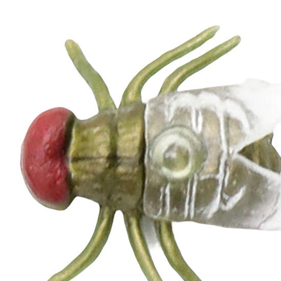 20 Stück Simulationsfliegen Realistisch Täuschung Lebhaft Ekelhaft Anti-Fading Scherz Requisiten Mini Halloween Party Fliegenmodell Tier Spielzeug Partyzubehör