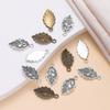 20pcs/lot 22*12.5mm Fashion Antique Tree Leaf Shape Charms Pendant Bracelets Necklace Jewelry Making Findings Accessories
