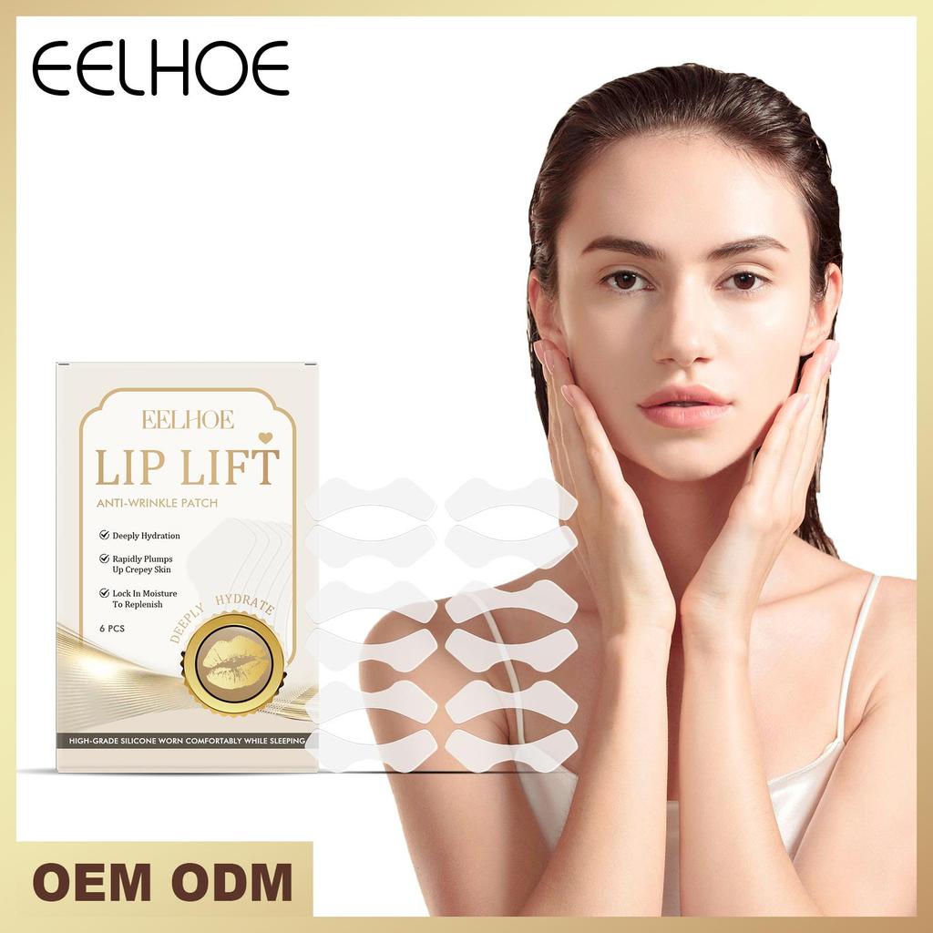 EELHOE Lippenpflege-Patches Feuchtigkeitsspendend und Nährend Lippenbereich Hydratation Peeling & Anti-Falten-Patches Für Lippen