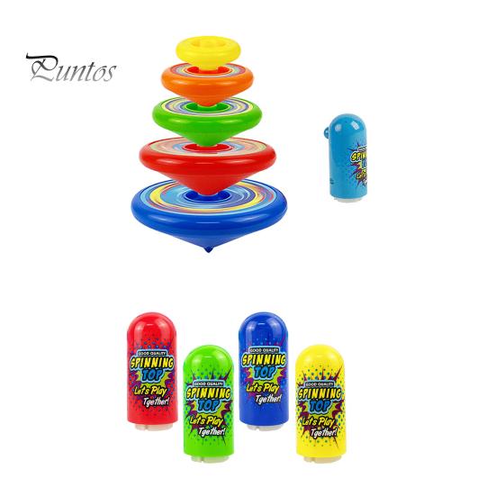 Fidget Kreisel 1 Stück/1 Set Kreisel Spielzeug mit Werfer Taschenformat Mehrschichtig Rotierend Fliegend Interaktiv Klassische Spielzeuge Jungen Mädchen Stapeln Party