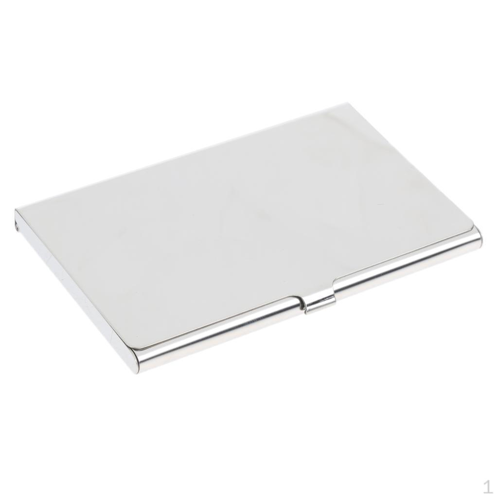 stainless steel Holders women men metal business card case