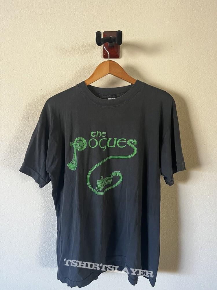 The Pogues Shirt The Pogues Band Cotton Black Unisex Tshirt Reprint KH7619 Unisex T-Shirt S