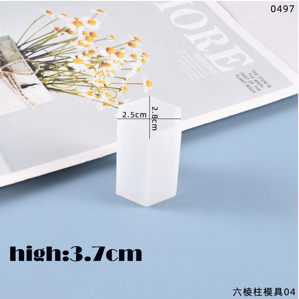 Cylinder Silicone Mold DIY Epoxy Resin Candle Mould Aromatherapy Candle Wax Molds Clay Plaster Craft Casting Mould Home Decor