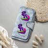 Cool Astronaut Print Long Wallet Fashion Large Capacity Multifunctional Card Holder for Daily Use