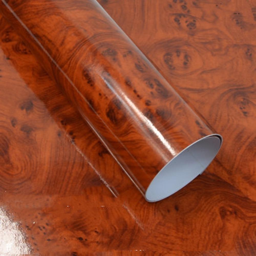 Bubble Free Wood Grain Decal Stickers Self Adhesive Car Internal Decorative Paper  Kitchen