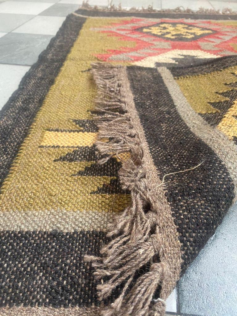 Avgari Kilm Jute Natural Handmade Rug Round Rugs for Any Space Look Rustik Decor For Any Space