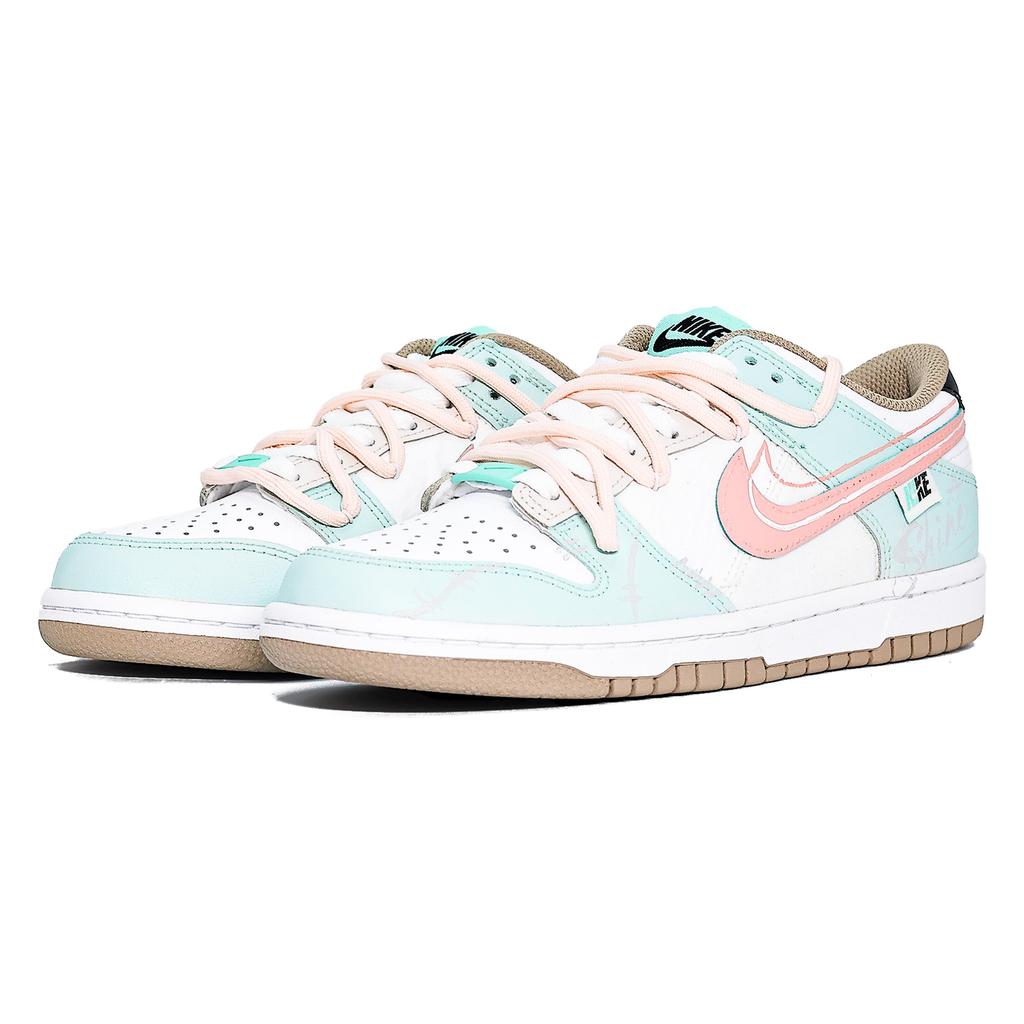 Nike Dunk Abrasion Resistant Abrasion Resistant Low Top Skateboard Shoes Women's Mint DX6063-131(Team1375-)