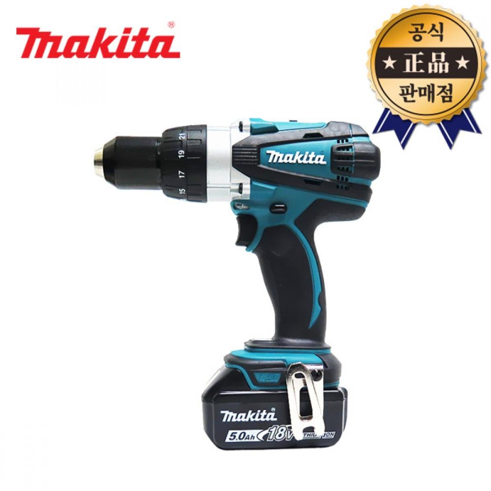 

Аккумуляторная ударная дрель Makida DHP458RTE 5,0 Ач, 2 аккумулятора, 18 В, ударная дрель