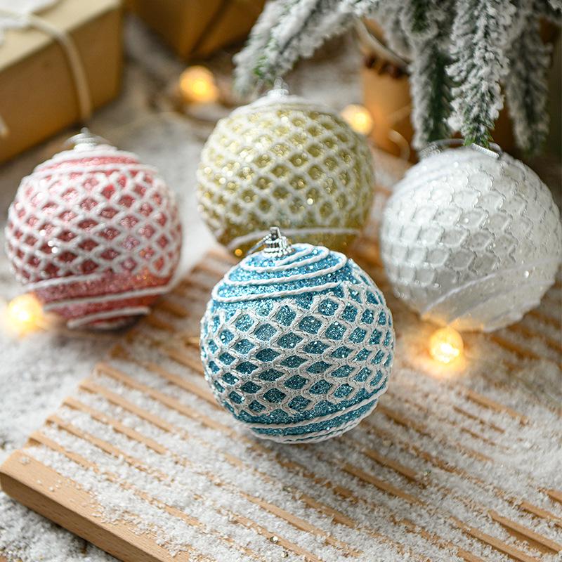 New Christmas Tree Ornaments: Decorative Balls & Pendants for Festive Atmosphere