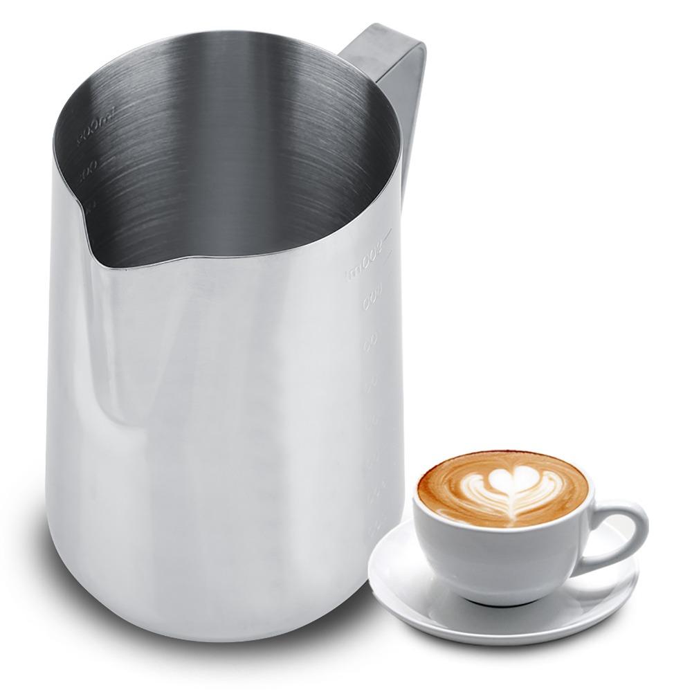 304 Stainless Steel Milk Frothing Cup 1000 ml/34oz Stainless Steel Milk Jug  Coffee Accessories