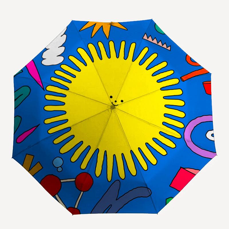 

1pc Sunflower, Abstract ArtAutomatic Open/close, All-Season Portable Folding Umbrella for Friends, Travel, Everyday, Events yy250806103