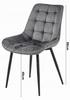 BERA Chair - Black Velvet / Black Legs X 2