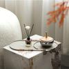 Nordic Light Luxury Curved Metal Leather Tray, Bathroom, Cosmetics Storage Tray, Living Room, Dining Room, Bedroom Decoration