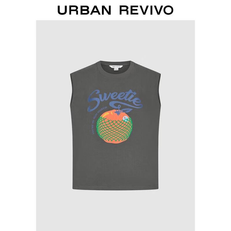 UR Women s Fashion Casual Color-block Sleeveless T-shirt S