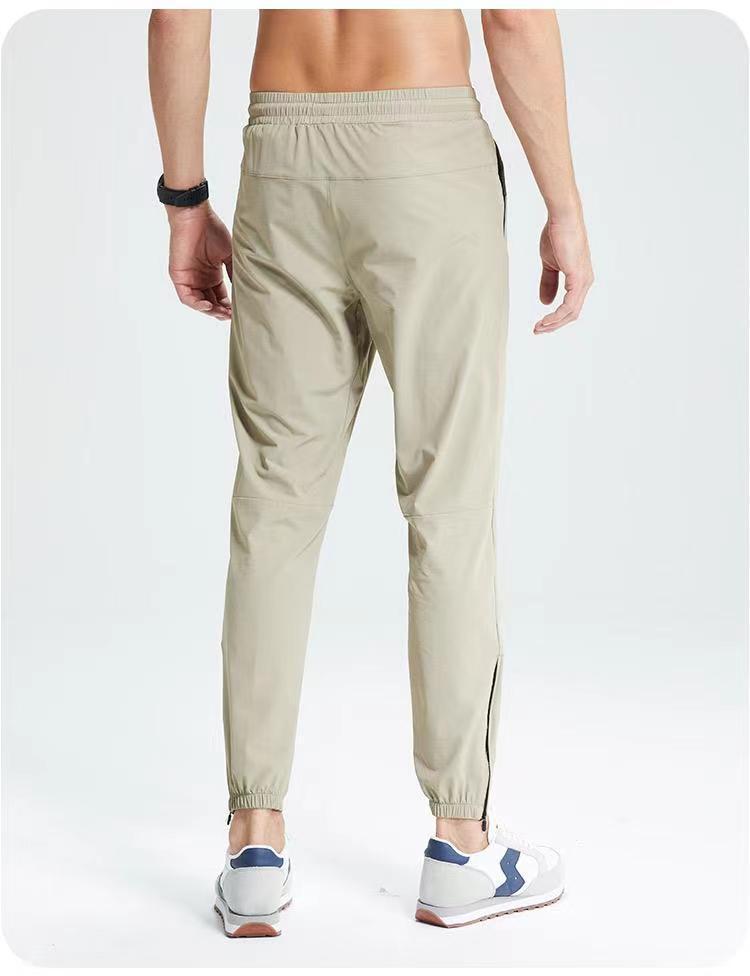 2024 Men's Quick-Dry Waterproof Lightweight Ankle-Cuffed Jogger Pants for Running & Fitness