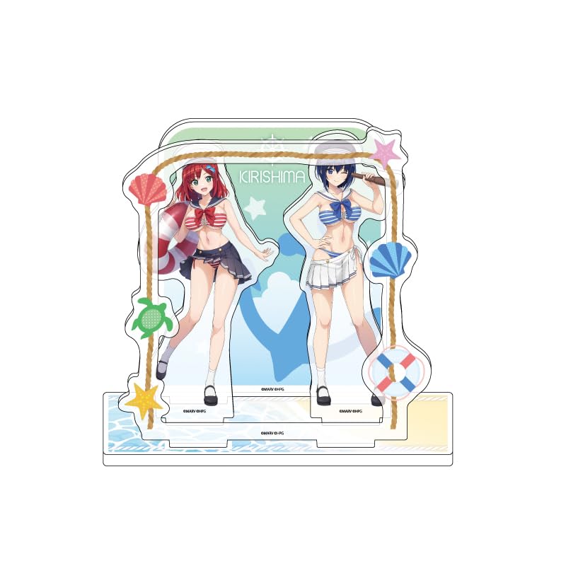 

Dolphin Wave 01 Group Design Marine Sailor ver. [Original Illustration] Premium Acrylic Diorama Plate