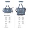 Landcase Travel Bag, Handheld Luggage Bag, Large Capacity Storage Bag, Sports and Fitness Bag, Blue
