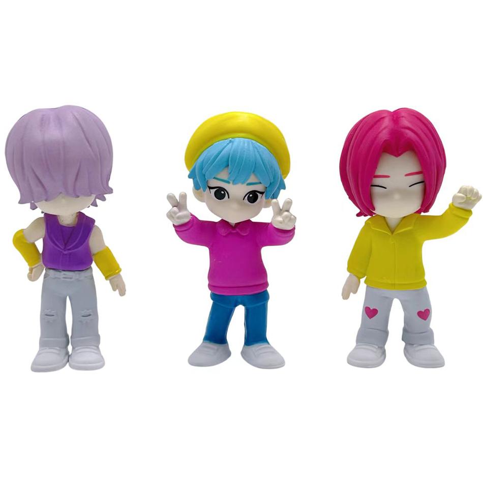 NEUE Anime Kpop Dämonenjäger Actionfigur Spielzeug Derpys Tiger Ranimeumi Mira Zoey Sussy Figur Puppe Für Fans Weihnachtsgeschenk
