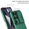 For Samsung Galaxy S25 Ultra Case Camera Slider PC + TPU Phone Cover with Kickstand