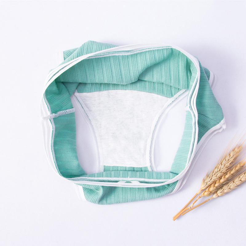 DULASI Cotton Bow Panties Women Underwear Striped Briefs Breathable for Girls Panty Lady Mid-Waist
