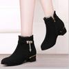 Fashion 2025New Womens Boots Luxury Rhinestone Casual Boot Side Zipper Ankle Boots for Women Fashion Platform High Heel Boot Botas Mujer