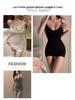 Elegant Lace-Trimmed Spaghetti Strap Bodycon Mini Skirt Dress for Women