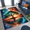 Nordic Dream Tree of Life Symbol Totem Yggdrasil Rug for Bedroom Living Room Sofa Home Doormat Decor,kid Non-slip Floor Mat Gift
