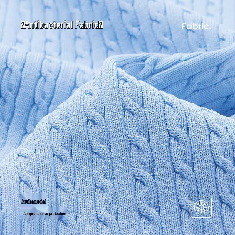 Navigare Women's Short Sleeve V-Neck Cable Knit Cardigan