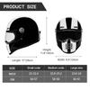 New Fashion Retro Motorcycle Helmets Fiberglass Shell Vintage Cafe Racer Fiber Glass Full Helmet for Motocross Scooter