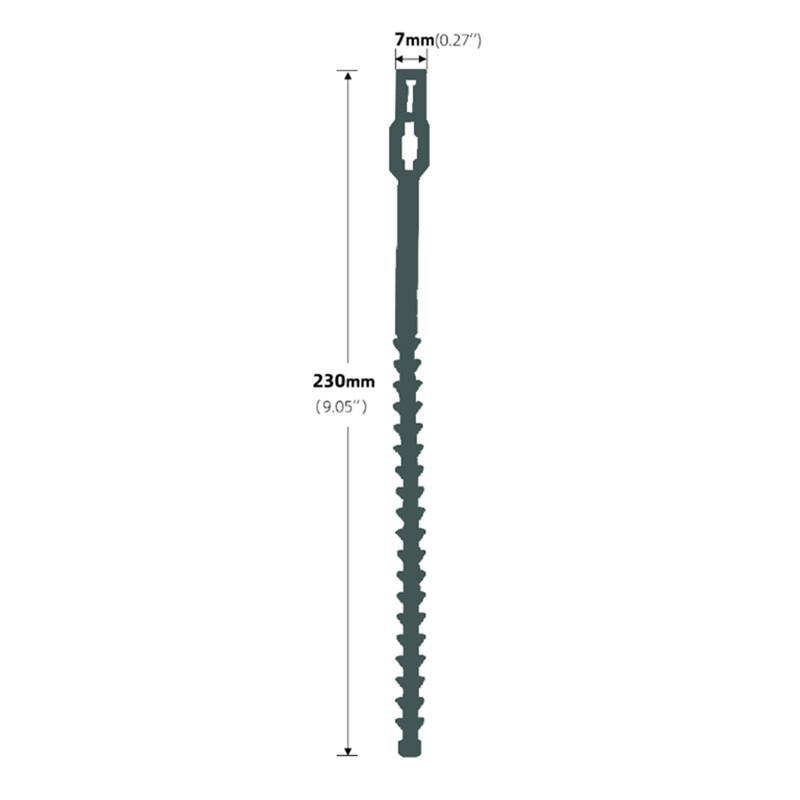 50Pcs Adjustable Plastic Plant Cable Ties Reusable Garden Tree Climbing Support Plant Vine Tomato Stem Clip Plant Straps Tools