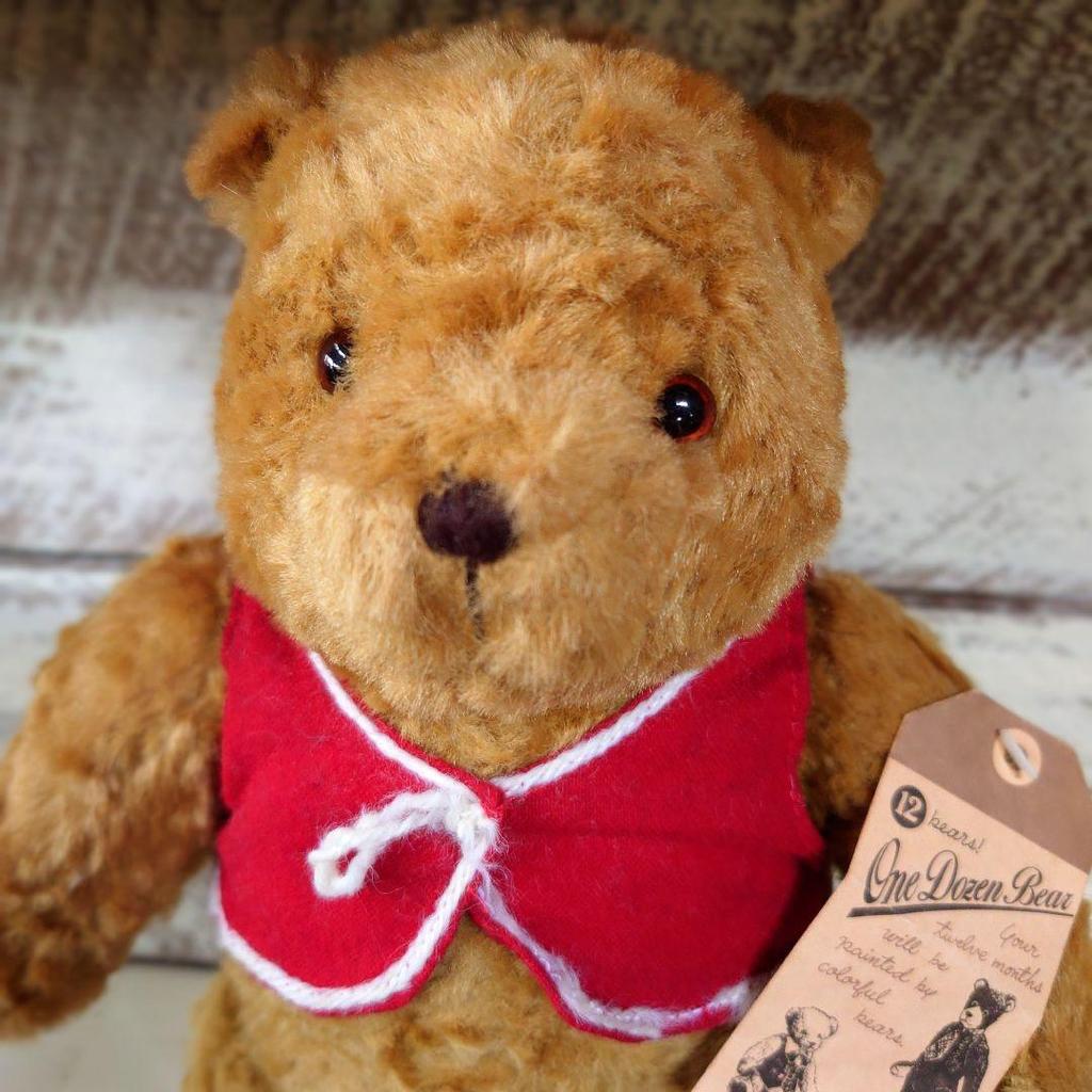 [USED] Rare tagged Sekiguchi One Dozen Bear Teddy Bear Winnie the Pooh