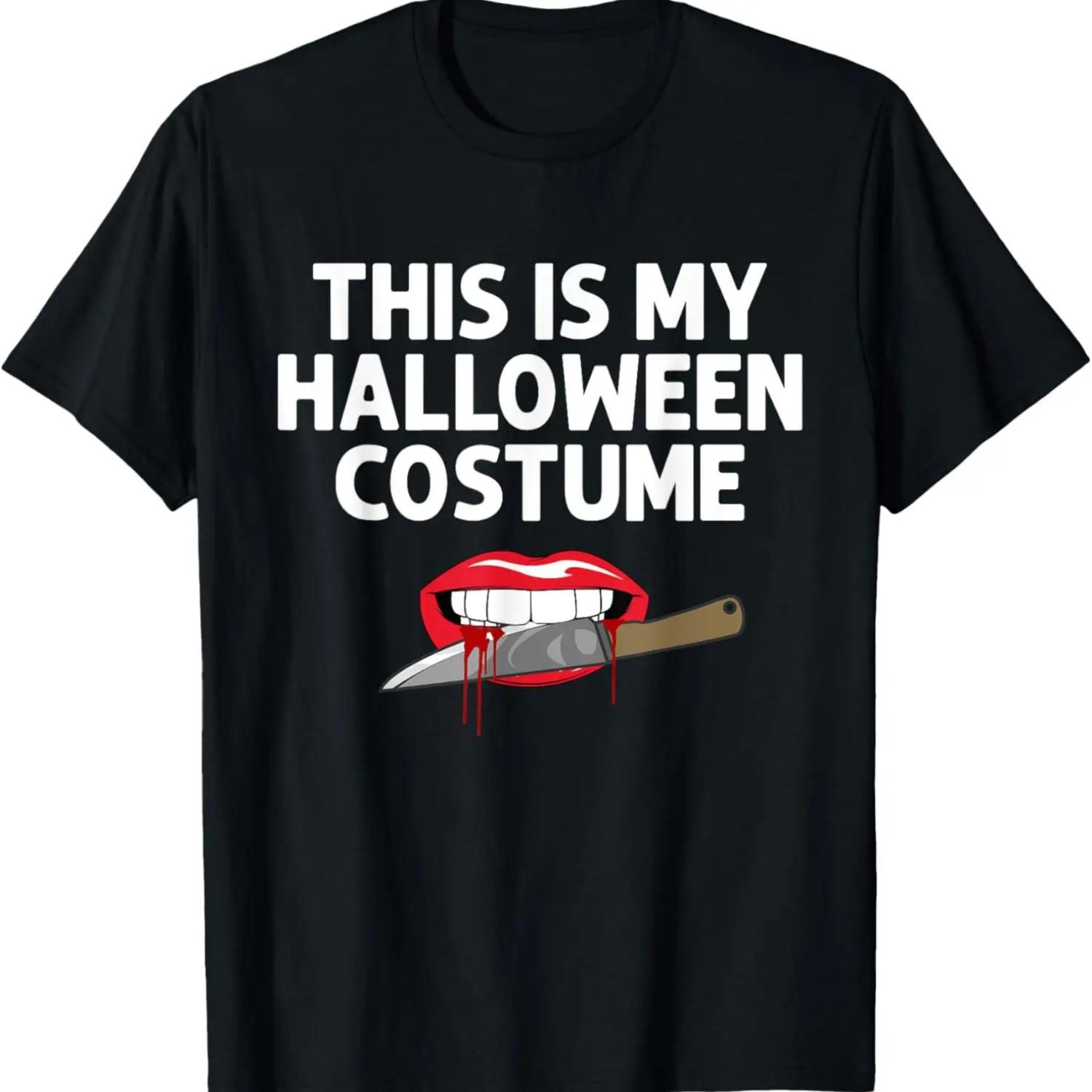 Funny Halloween Clothing - This is My Halloween Costume T-Shirt S