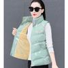Winter Warm Fleece Vest Fashionable Casual Thickened Padded Outerwear for Women