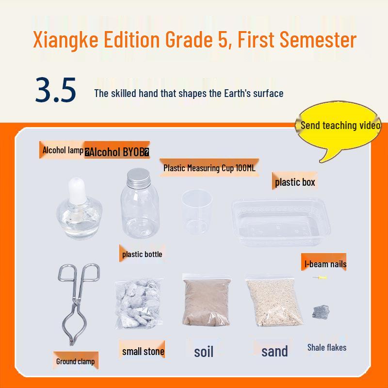 Xiangke 5th Grade Science Kit: Earth s Surface Sculpting Tools
